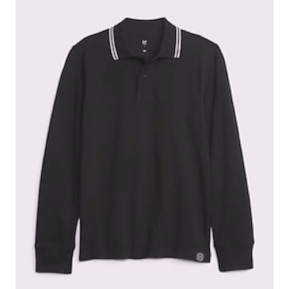 GAP - Kids Long Sleeve Pique Polo Shirt